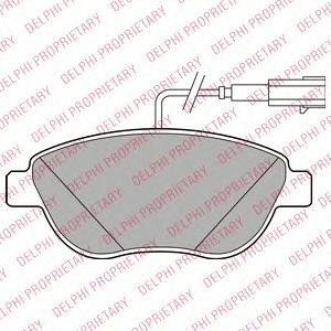 Тормозные колодки DELPHI LP2240