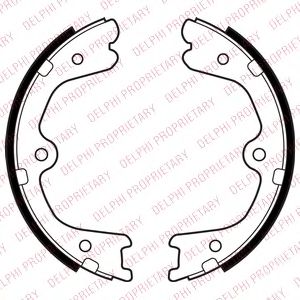 Тормозные колодки ручника DELPHI LS2032
