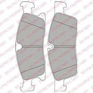 Тормозные колодки DELPHI LP2298