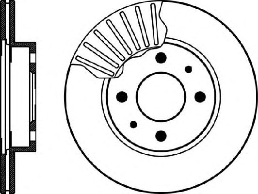 Тормозной диск HELLA 8DD 355 105-931