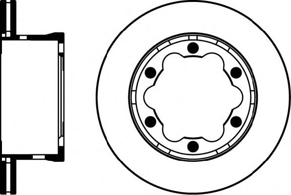 Тормозной диск HELLA 8DD 355 105-811 PRO