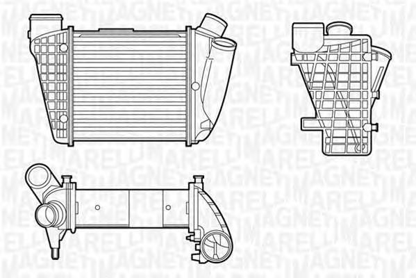 Интеркулер MAGNETI MARELLI 351319201180