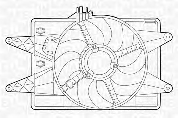 Вентилятор охолодження MAGNETI MARELLI 069422026010