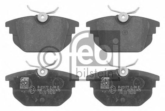 Тормозные колодки FEBI BILSTEIN 16172