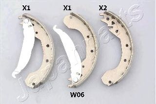 Тормозные колодки JAPANPARTS GF-W06AF