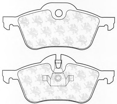Тормозные колодки QH International BP1291