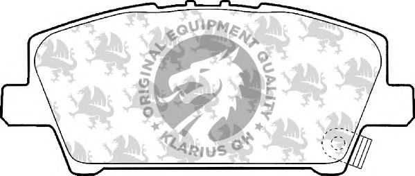 Тормозные колодки QH International BP1598