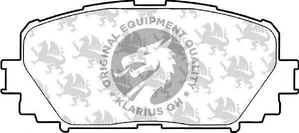 Тормозные колодки QH International BP1617