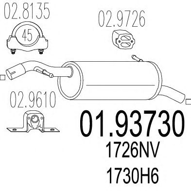 Глушитель MTS 01.93730