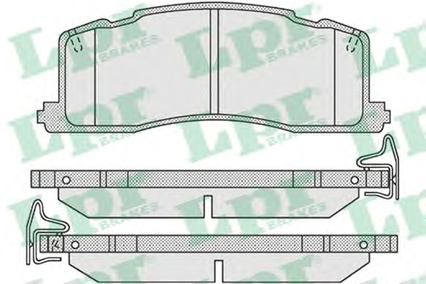 Гальмівні колодки LPR 05P1013