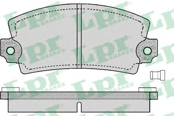 Тормозные колодки LPR 05P129