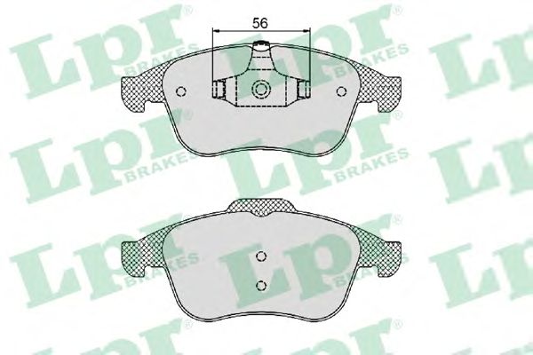 Тормозные колодки LPR 05P1466