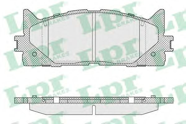Тормозные колодки LPR 05P1593