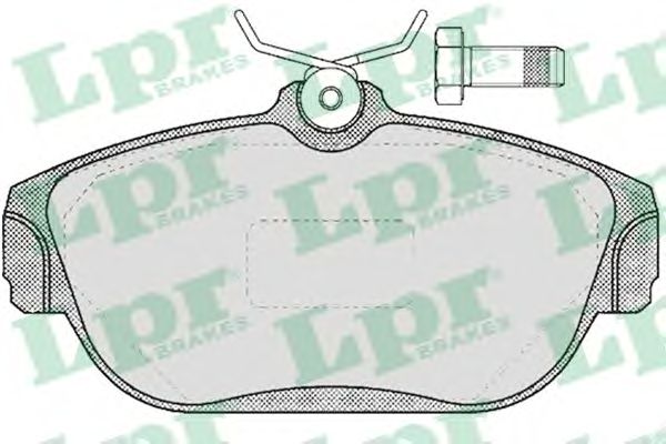 Тормозные колодки LPR 05P382