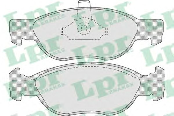 Тормозные колодки LPR 05P740