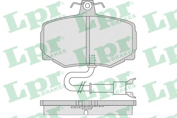 Тормозные колодки LPR 05P753