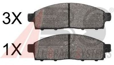 Тормозные колодки A.B.S. 37624