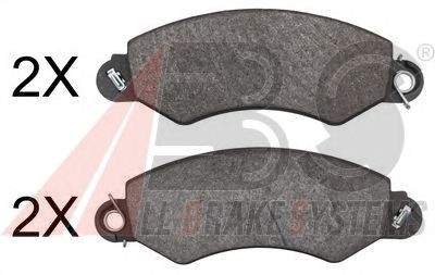Тормозные колодки A.B.S. 37798