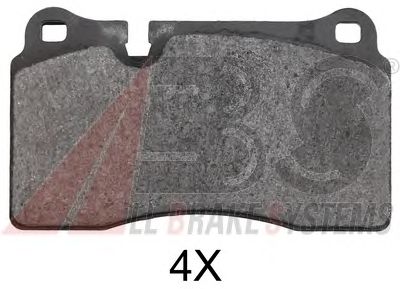 Тормозные колодки A.B.S. 37895