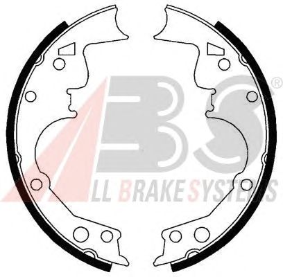 Тормозные колодки A.B.S. 40514