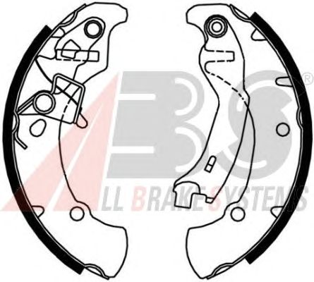 Тормозные колодки A.B.S. 9072