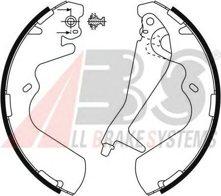 Тормозные колодки A.B.S. 9099
