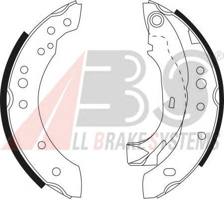 Тормозные колодки A.B.S. 9127