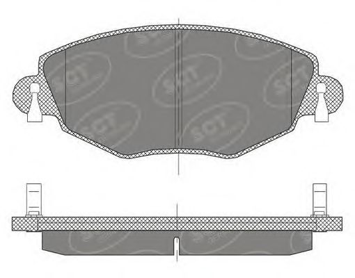 Тормозные колодки SCT Germany SP 450