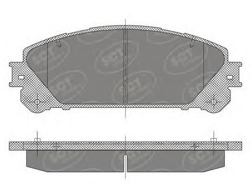 Гальмівні колодки SCT Germany SP 473
