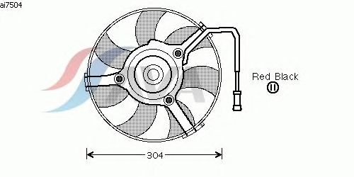 Вентилятор охлаждения AVA QUALITY COOLING AI7504