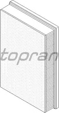 Воздушный фильтр TOPRAN 105 764