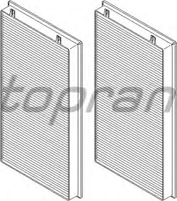 Фильтр салона TOPRAN 501 646