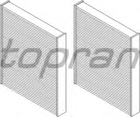 Фильтр салона TOPRAN 501 647