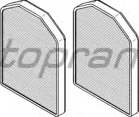 Фильтр салона TOPRAN 113 278