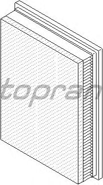 Воздушный фильтр TOPRAN 501 920