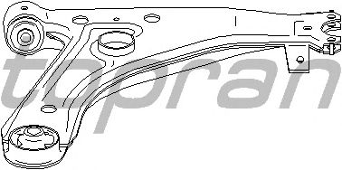 Рычаг подвески TOPRAN 107 025