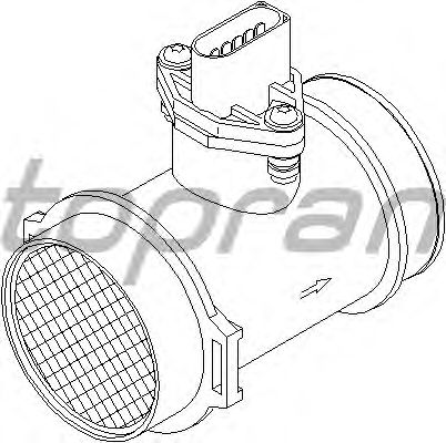 Расходомер (ДМРВ) TOPRAN 401 334
