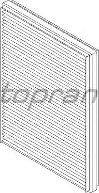 Фильтр салона TOPRAN 400 201