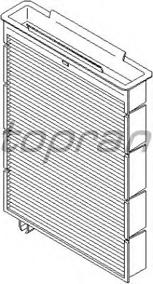 Фильтр салона TOPRAN 700 263