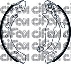 Тормозные колодки CIFAM 153-490