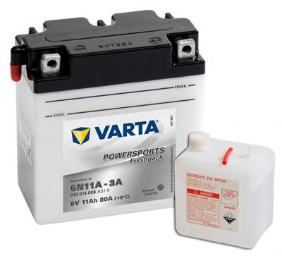 Стартерная аккумуляторная батарея VARTA 012014008A514 POWERSPORTS Freshpack
