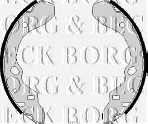 Тормозные колодки BORG & BECK BBS6112