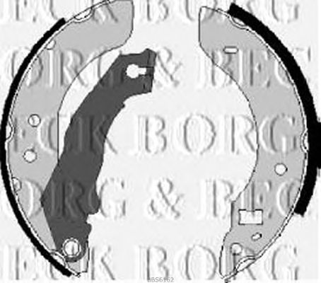 Тормозные колодки BORG & BECK BBS6162