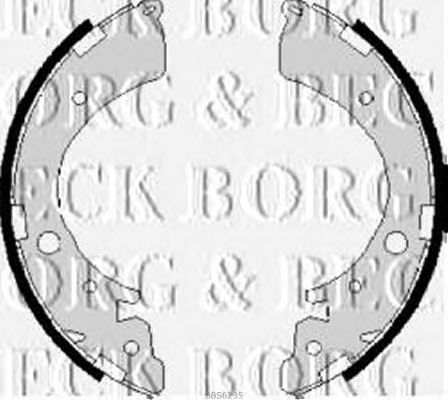 Тормозные колодки BORG & BECK BBS6235