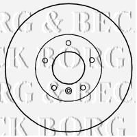 Тормозной диск BORG & BECK BBD4782