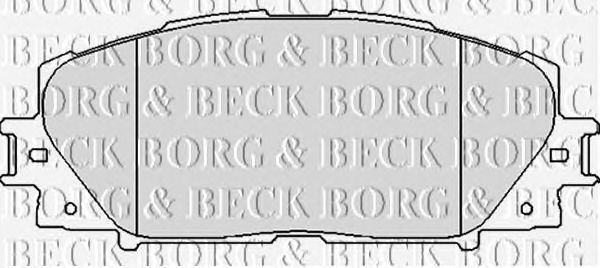 Тормозные колодки BORG & BECK BBP2123