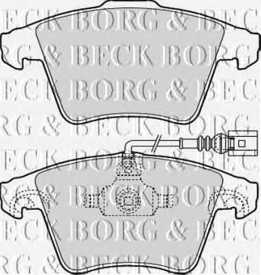 Тормозные колодки BORG & BECK BBP2143