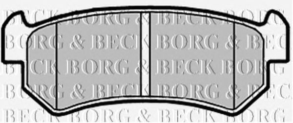 Гальмівні колодки BORG & BECK BBP2146