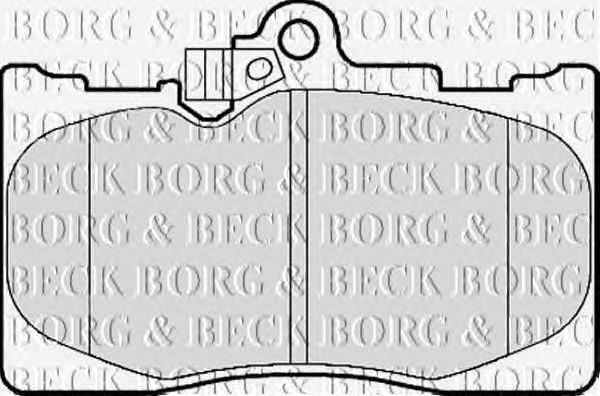 Тормозные колодки BORG & BECK BBP2153