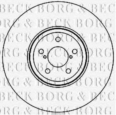 Тормозной диск BORG & BECK BBD5959S